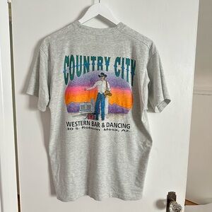 Vintage Gray Graphic T-Shirt